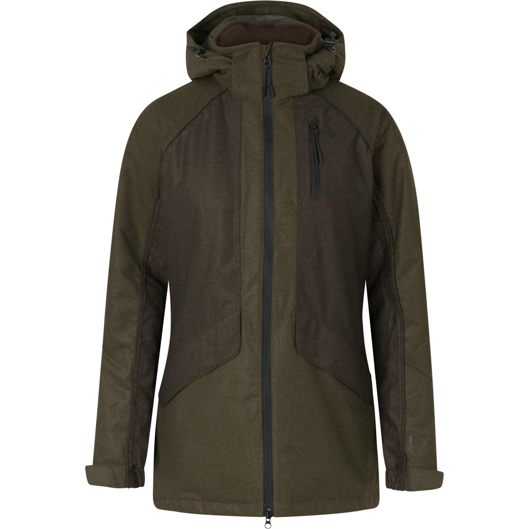 Seeland Womens Avail Aya Insulated Jacket 10022064 - Pine Green / Demitasse Brown
